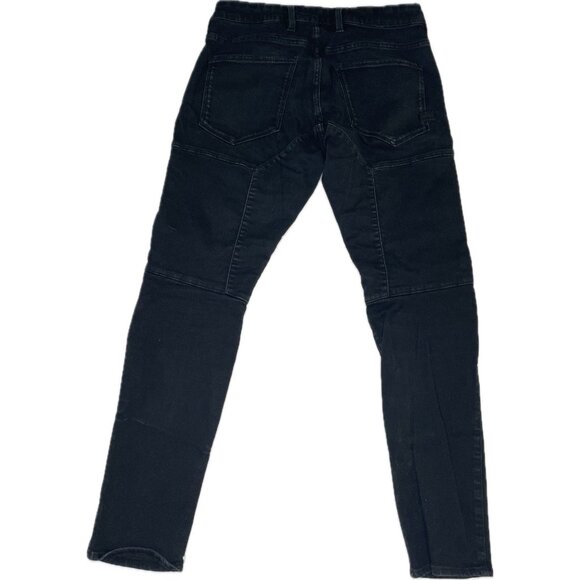 G Star Raw Rackam 3D Skinny Jeans Mens Black Stretch Biker Moto 29x27 - Picture 3 of 7